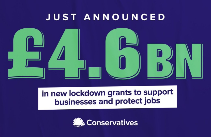 £4.6bn in new lockdown grants